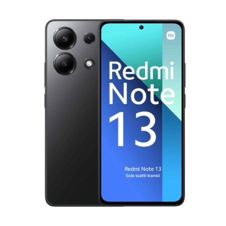 XIAOMI REDMI NOTE 13 8GB/256GB Global Black (Alimentatore Incluso)