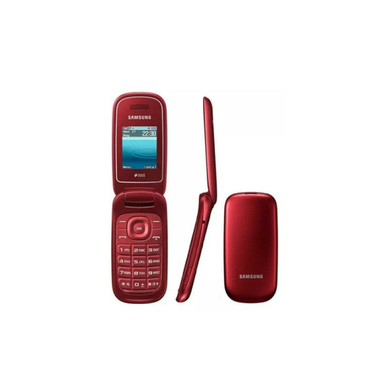 SAMSUNG E1272 Global Red Apertura a Flip