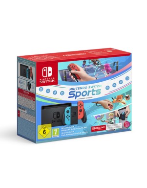 NINTENDO SWITCH 1.1 ROSSO/BLUE + SPORT + 12M NSO