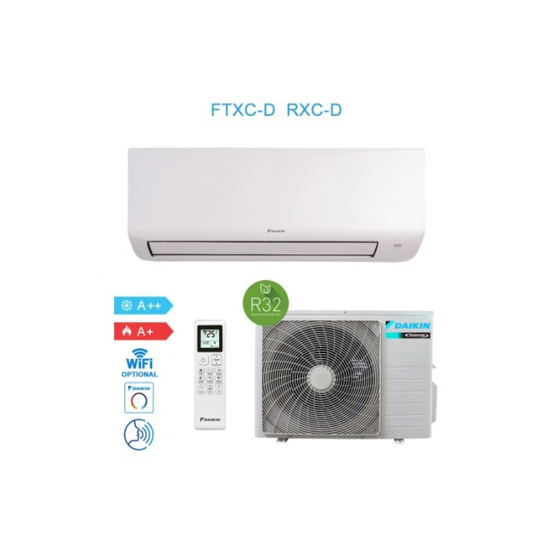 DAIKIN Climatizzatore KIT NEW EVOLUTION 12000 BTU A+++ FTXC35D - RXC35D