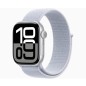 Apple Watch Serie 10 42mm GPS AC Silver SL Blue S/M