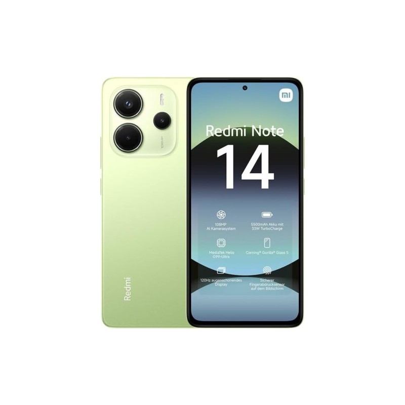 XIAOMI REDMI NOTE 14 5G 8GB/256GB ITA Green