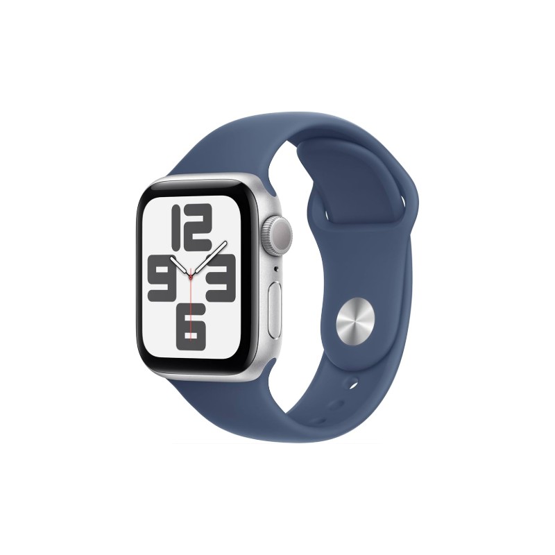 APPLE WATCH SE 2ND GEN. 40mm GPS Cassa Silver, Cinturino Sport Blue S/M