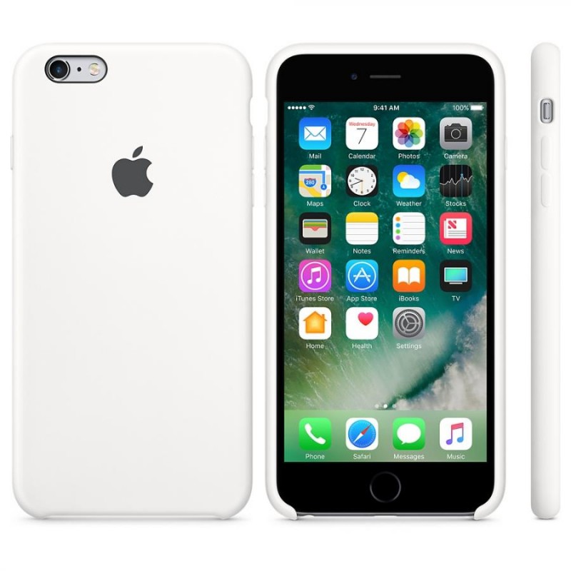APPLE Cover in Silicone per iPhone 6s Bianco