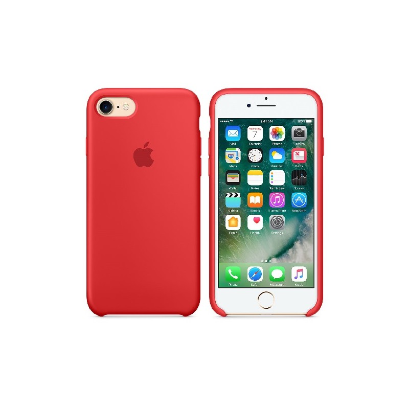 APPLE Cover in Silicone per iPhone 7 / iPhone 8 Rosso