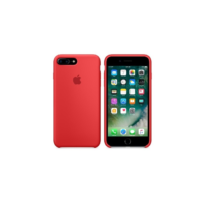 APPLE Cover in Silicone per iPhone 7 Plus / 8 Plus Rosso
